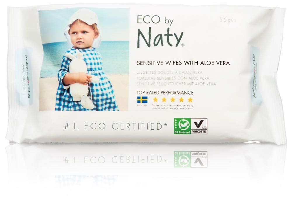 Вологі серветки Nature Baby Sensitive Без запаху 390г, фото №1