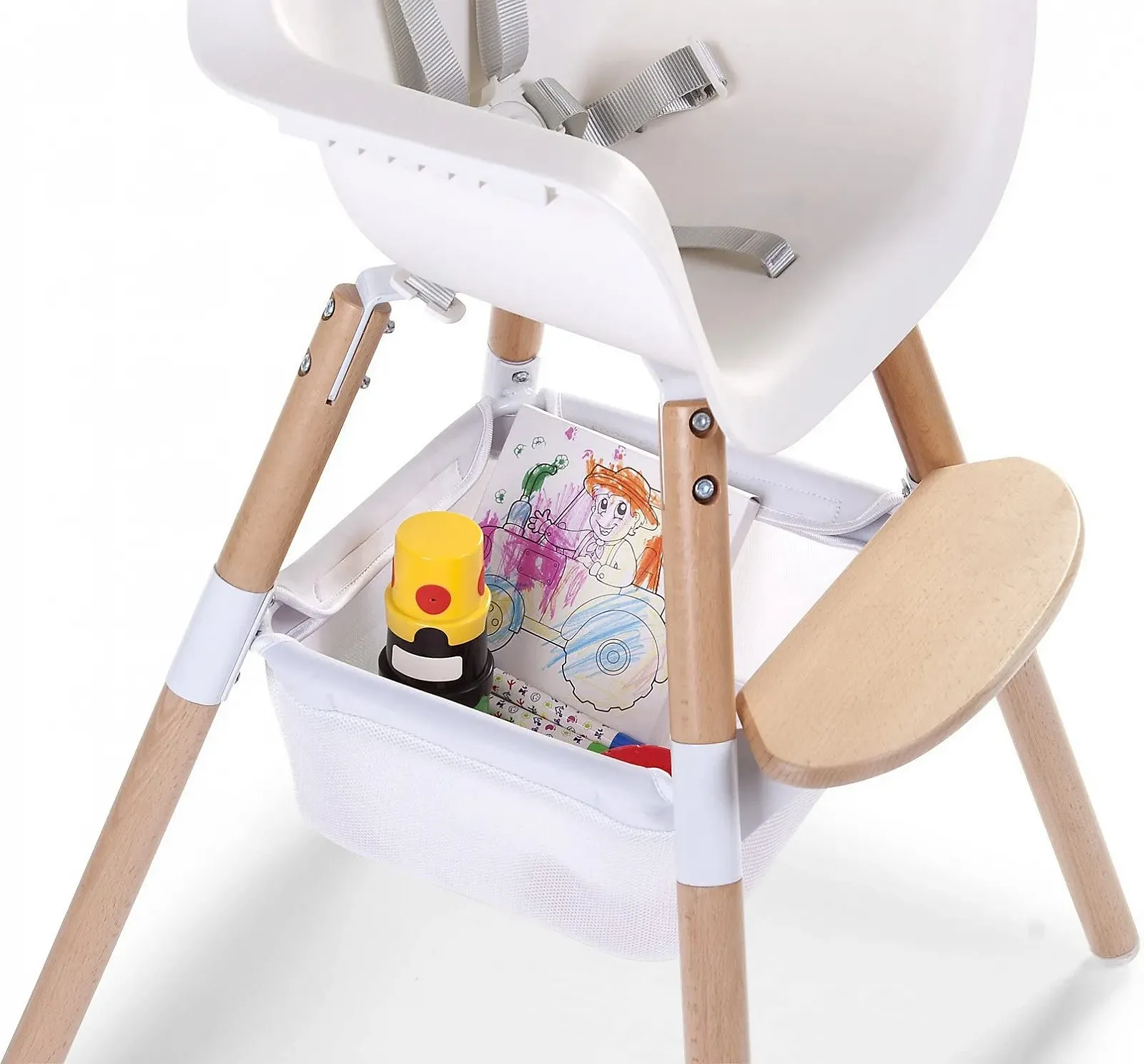 Органайзер Childhome CHILDWOOD EVOLU 2 SANDWICH MESH Белый, фото №5