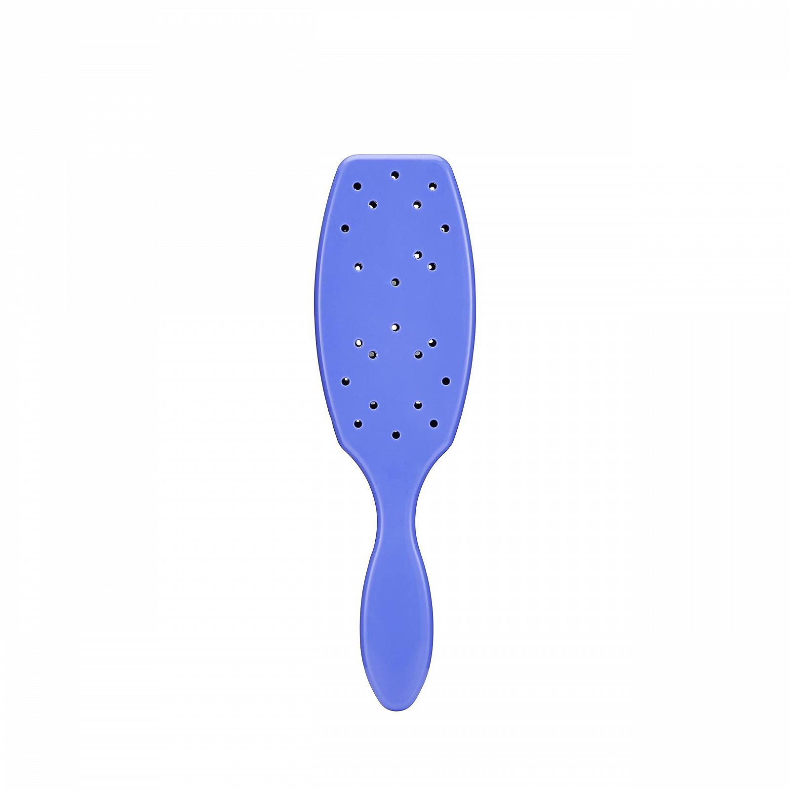 Щітка WetBrush Custom Care Treatment для рівномірного розподілу продукту, допомагає зменшити випадіння та ламкість волосся з додатковими дренажними отворами, фіолетова, фото №2