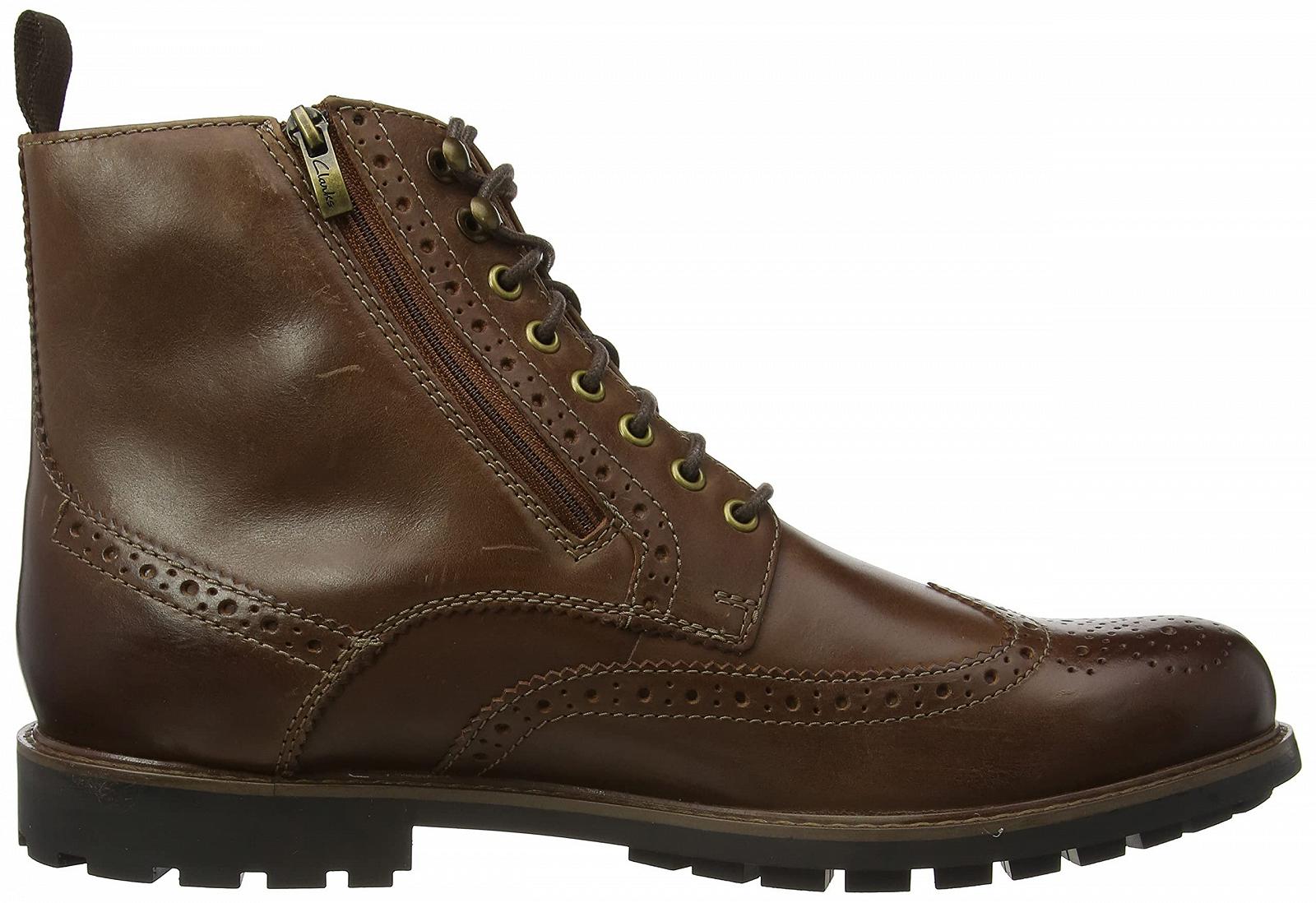 Ботинки Оксфорды мужские Clarks Bowzer Hi коричневый, 41 EU, фото №6