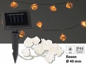 Сонячна LED Гірлянда Lunartec Mini 10 Білих Троянд Теплий Білий, IP44, 1 м synthetic.ua - Фото 1