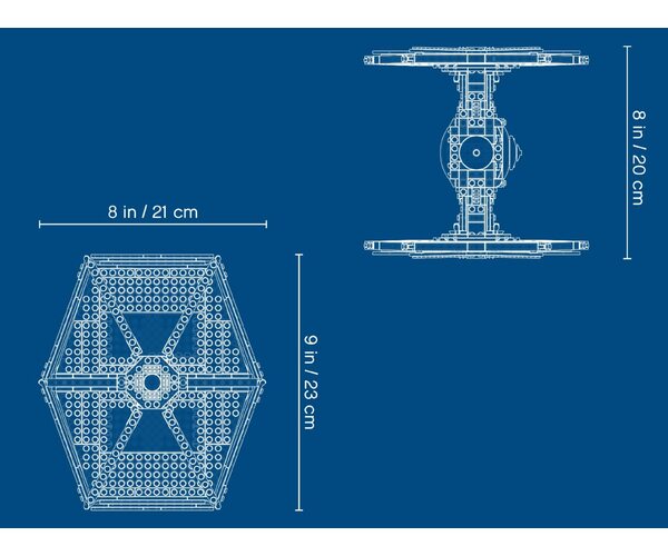 Конструктор LEGO Star Wars Имперский истребитель TIE Fighter 75211, фото №6