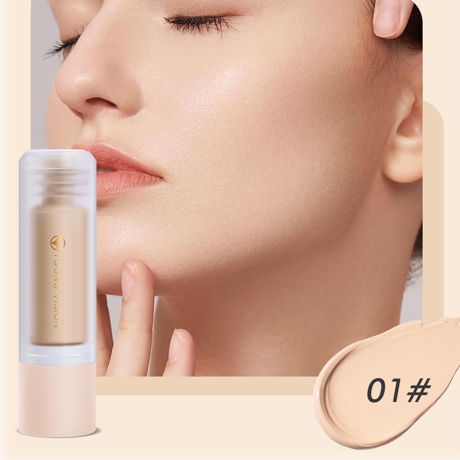 Тональний крем 3 Pack Long Wear Matte Finish Bottom Press Liquid Full Coverage, фото №2