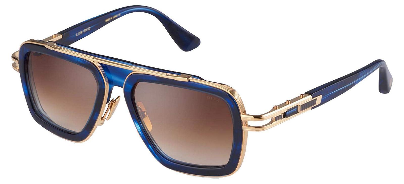 Унісекс Сонцезахисні окуляри Dita Lxn-Evo DTS-403 54 Blue Swirl-Yello Gold, фото №1