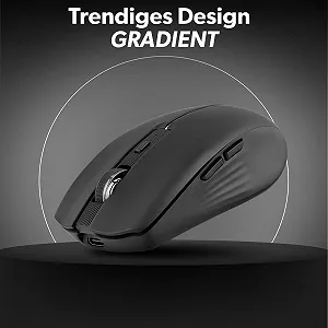 Миша Бездротова T'nB Dual Mode Bluetooth та USB-A, Перезаряджувана, 1600 DPI, 6 Кнопок, Чорна synthetic.ua - Фото 1