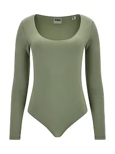 Жіночий боді Guess Chia Оливковий S - Фото 1