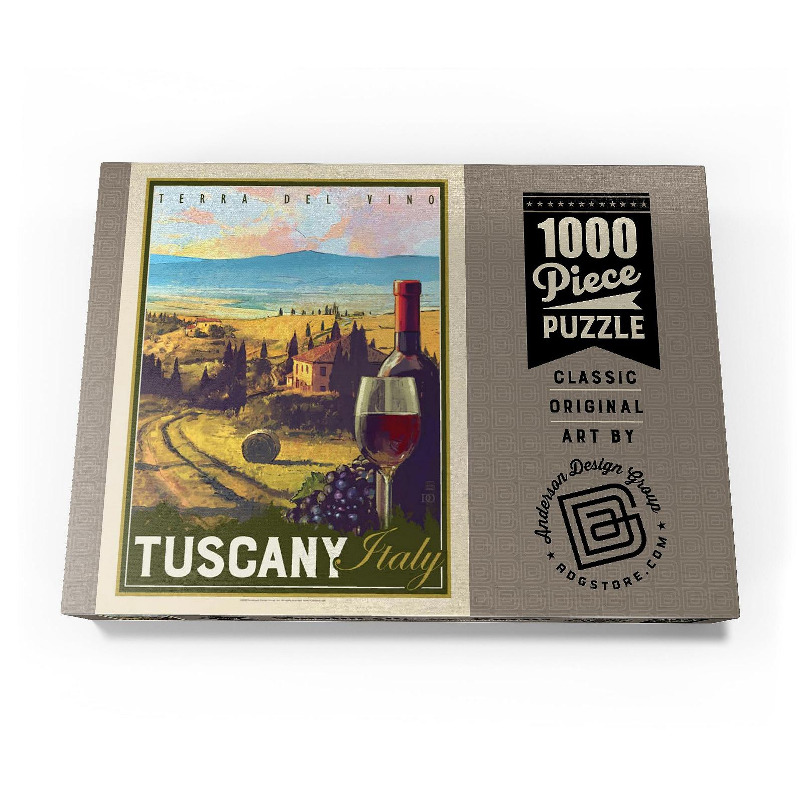 Пазл MyPuzzle Special Collection Italy, Tuscany: Terra Del Vino (Wine Country), Vintage Poster 1000 елементів, фото №4