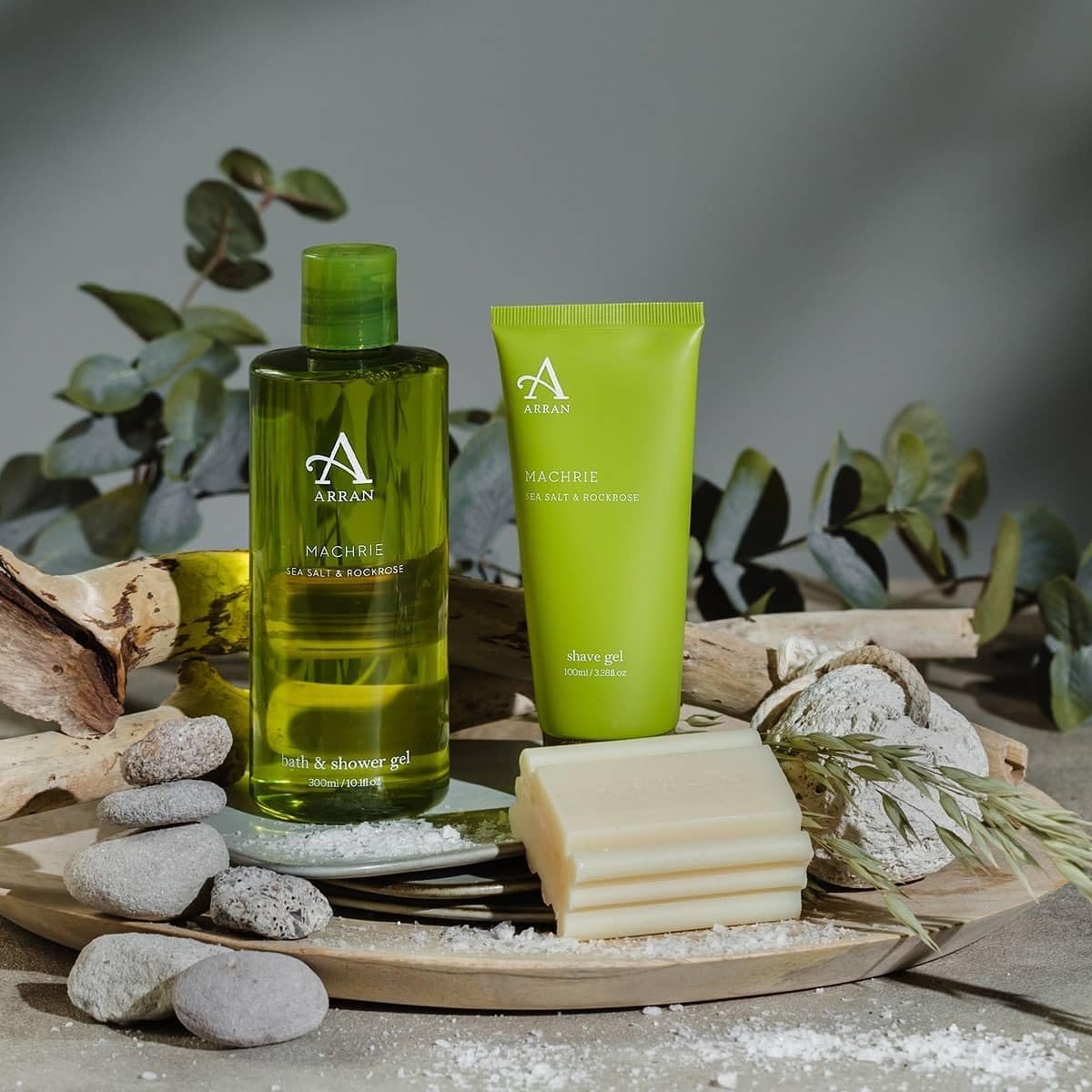 Гель для душу Arran Sense of Scotland Machrie з ароматом морської солі та кам'яної троянди 300 мл, фото №2