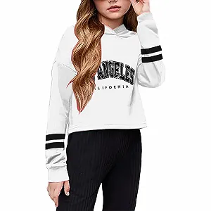 Худі Дитячий худі для дівчат-підлітків Осінній synthetic.ua - Фото 1