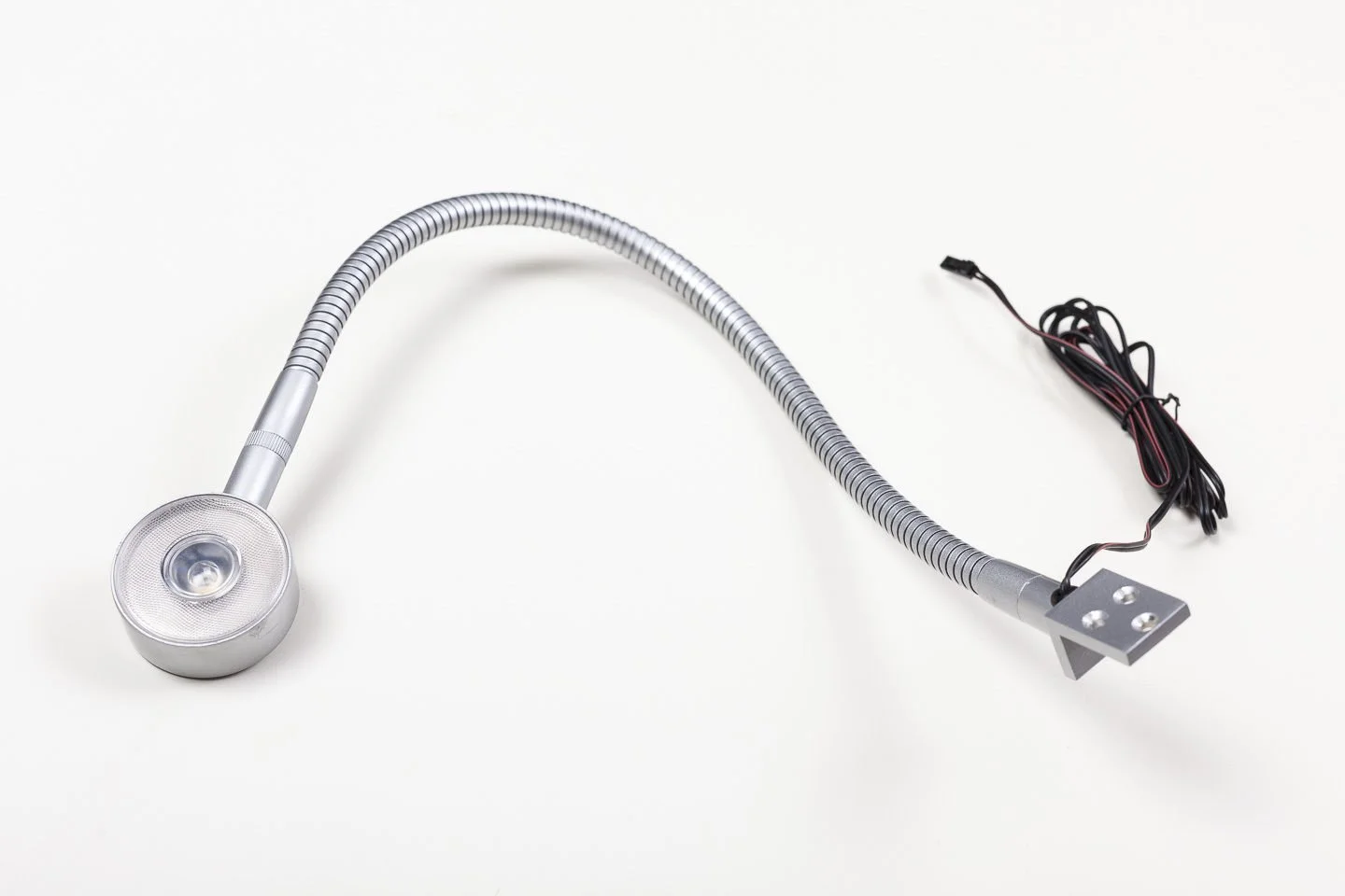 Настільна лампа LED Bedside Light Flex Light Touch Switch Сріблясто-сірий/Хром, фото №4