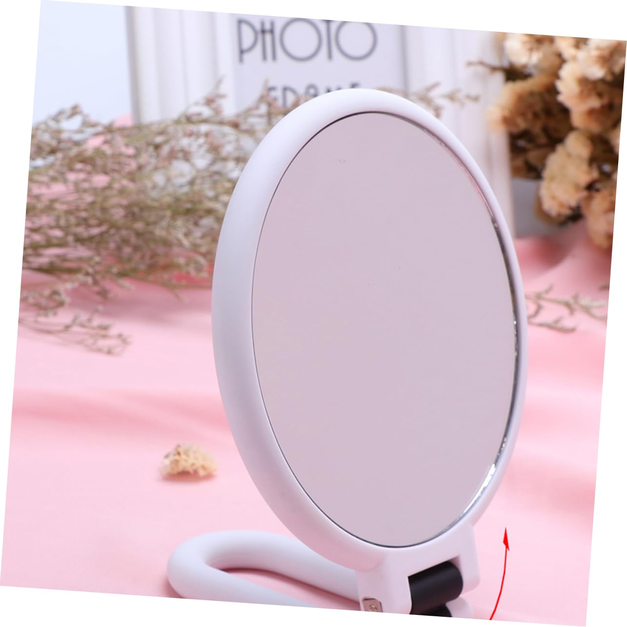 Зеркало Angoily 3St двусторонний косметический складной переносной двусторонний Abs, фото №4