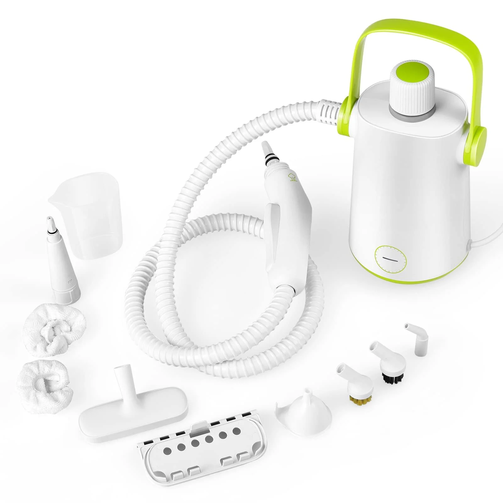 Ручной пароочиститель GOPLUS 1000 W 3 bar 300 мл 10 аксессуаров, фото №1 Ручной пароочиститель GOPLUS 1000 W 3 bar 300 мл 10 аксессуаров, фото №1