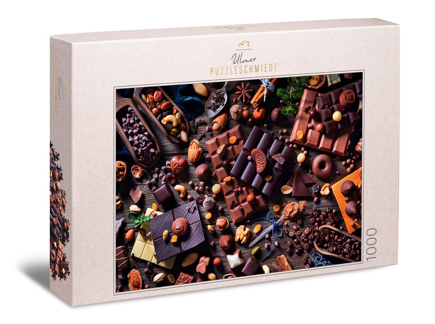 Пазл Ulmer Puzzleschmiede Classic Sweet Temptation 1000 деталей Сладости и шоколад, фото №1 Пазл Ulmer Puzzleschmiede Classic Sweet Temptation 1000 деталей Сладости и шоколад, фото №1