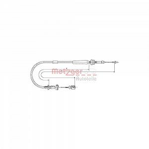 Трос газа METZGER 10.1011 для VAG - Фото 1