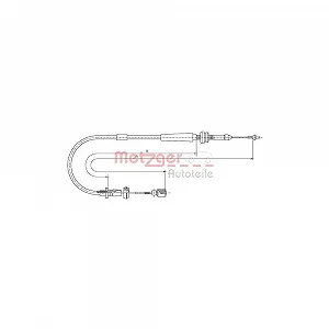 Трос газа METZGER 10.1011 для VAG - Фото 1