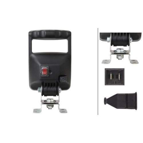 Рабочая фара HELLA 1GA 997 506-631 для DAF MAN MANITOU HÜFFERMANN, фото №2