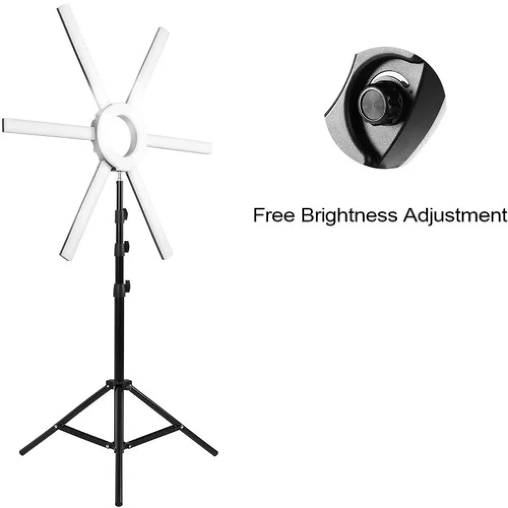 Кольцевая лампа GVM 600S-02 Черный, фото №2 Кольцевая лампа GVM 600S-02 Черный, фото №2