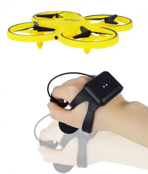 Квадрокоптер Tracker 001 керування з руки Black 4 00098, фото №2