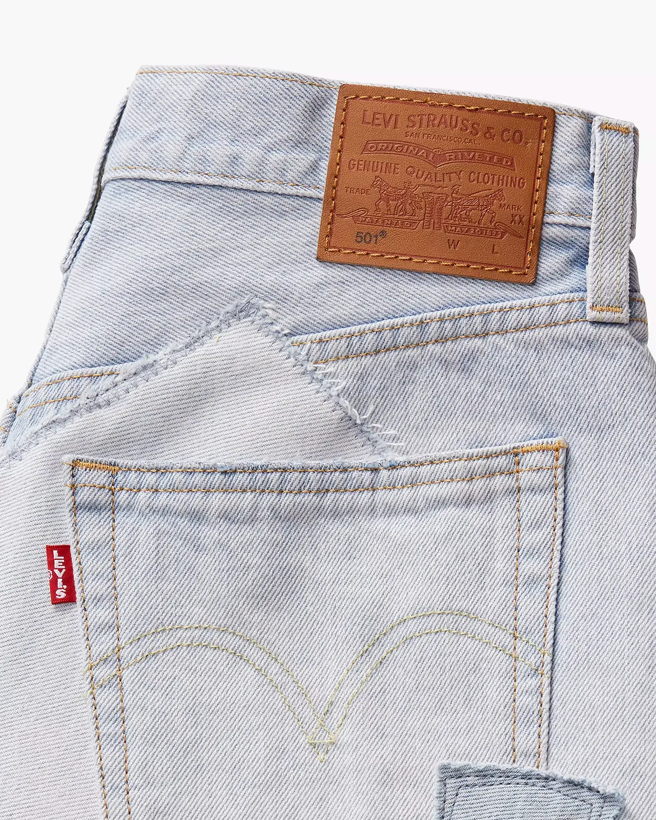 Жіночі шорти Levis - 501 Original Short Feeling Cheeky Short - Womens - 30, фото №7