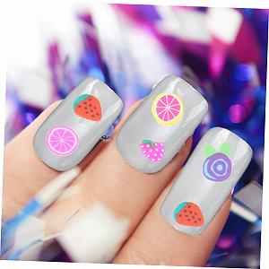 Шарми для нігтів Healeved Фруктові 4000 шт. Барвисті synthetic.ua - Фото 1