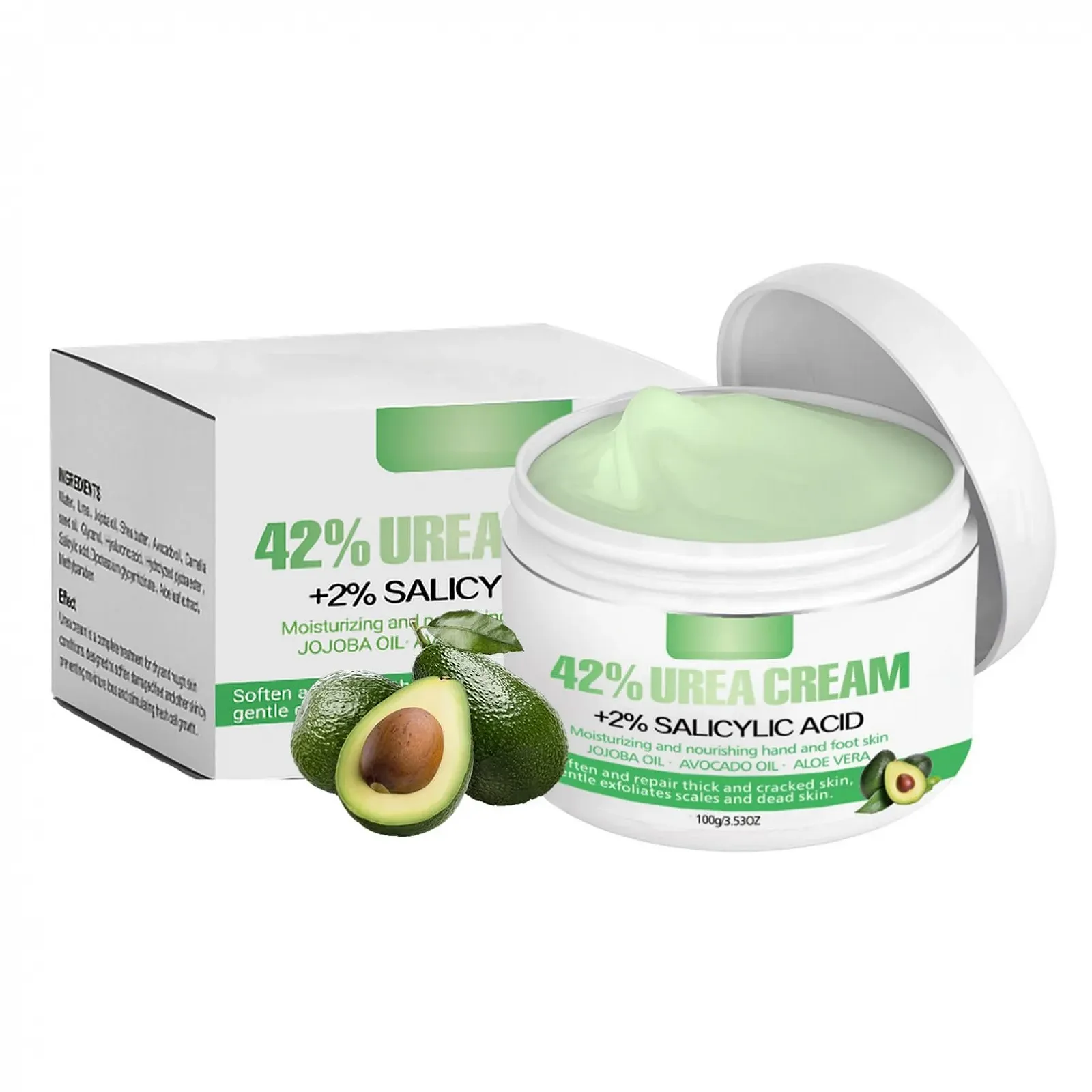 Крем для ног и рук с мочевиной 42% и салициловой кислотой 2% против мозолей и натоптышей, фото №1