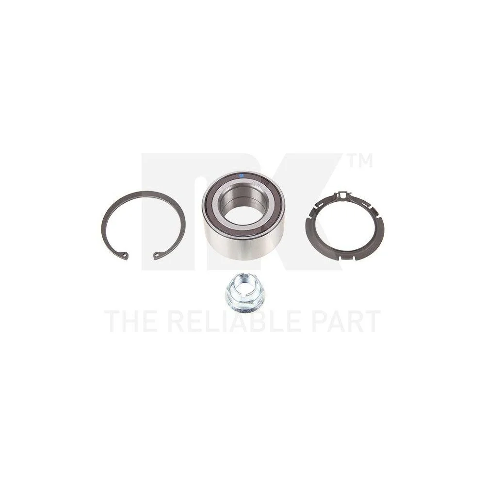 Комплект підшипника колісної маточини NK 753927 для RENAULT DACIA, передня вісь, передня вісь зліва, фото №1