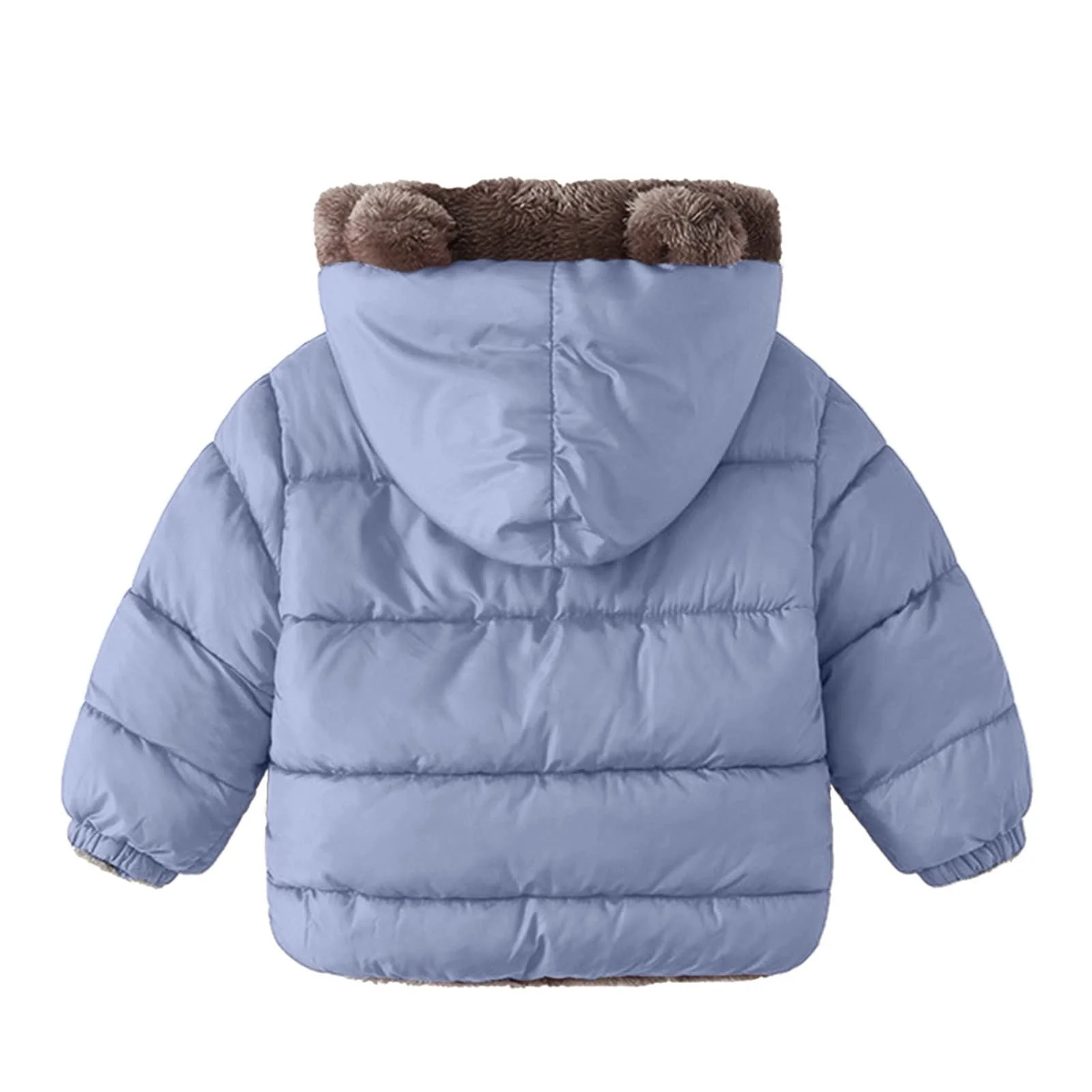 Зимняя куртка для девочек и мальчиков, стеганая куртка, софтшелл, теплый пуховик, куртка для походов, ветрозащитная, дышащая верхняя одежда для малышей, фото №4