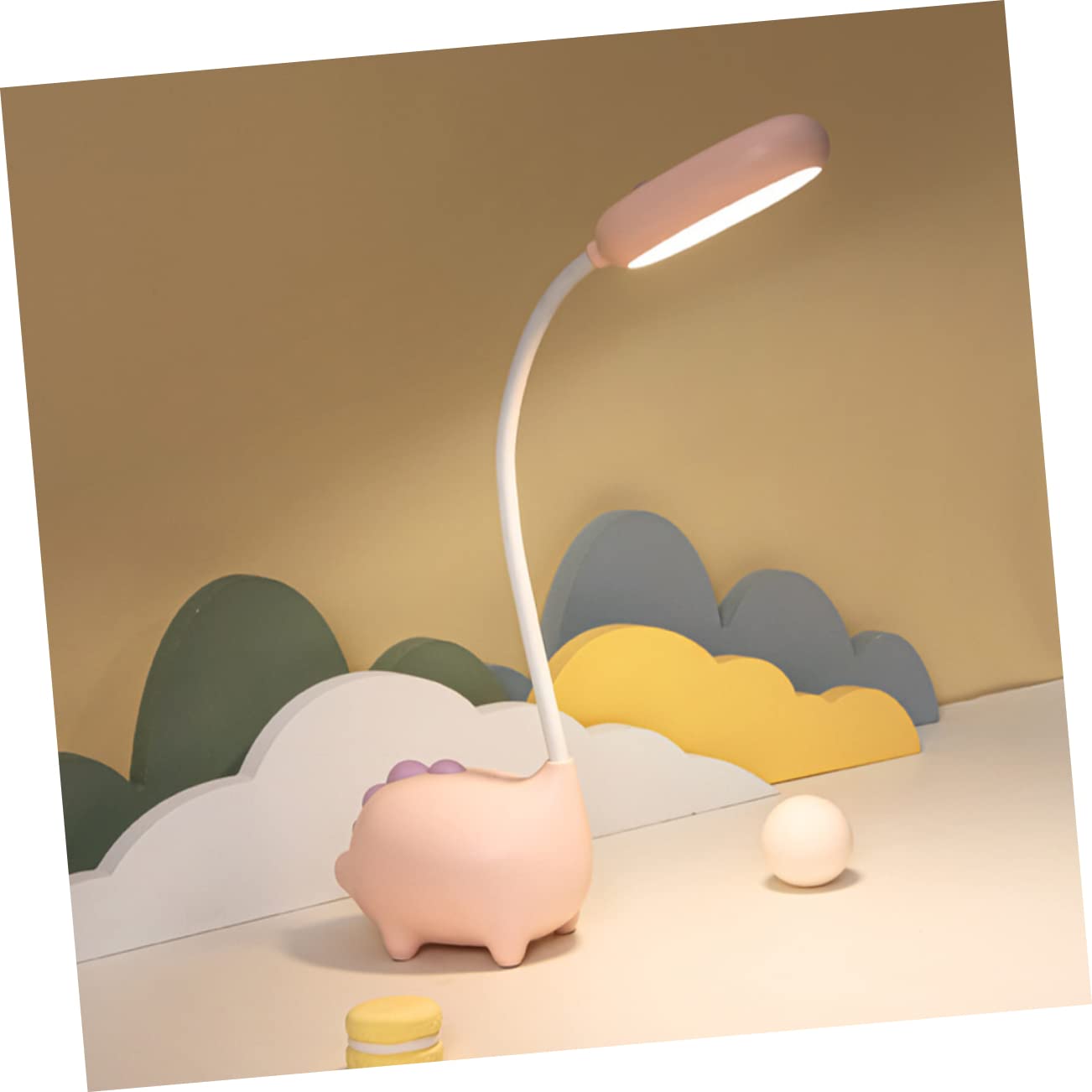 Лампа Homoyoyo Dinosaurier ABS Розовый, фото №3 Лампа Homoyoyo Dinosaurier ABS Розовый, фото №3