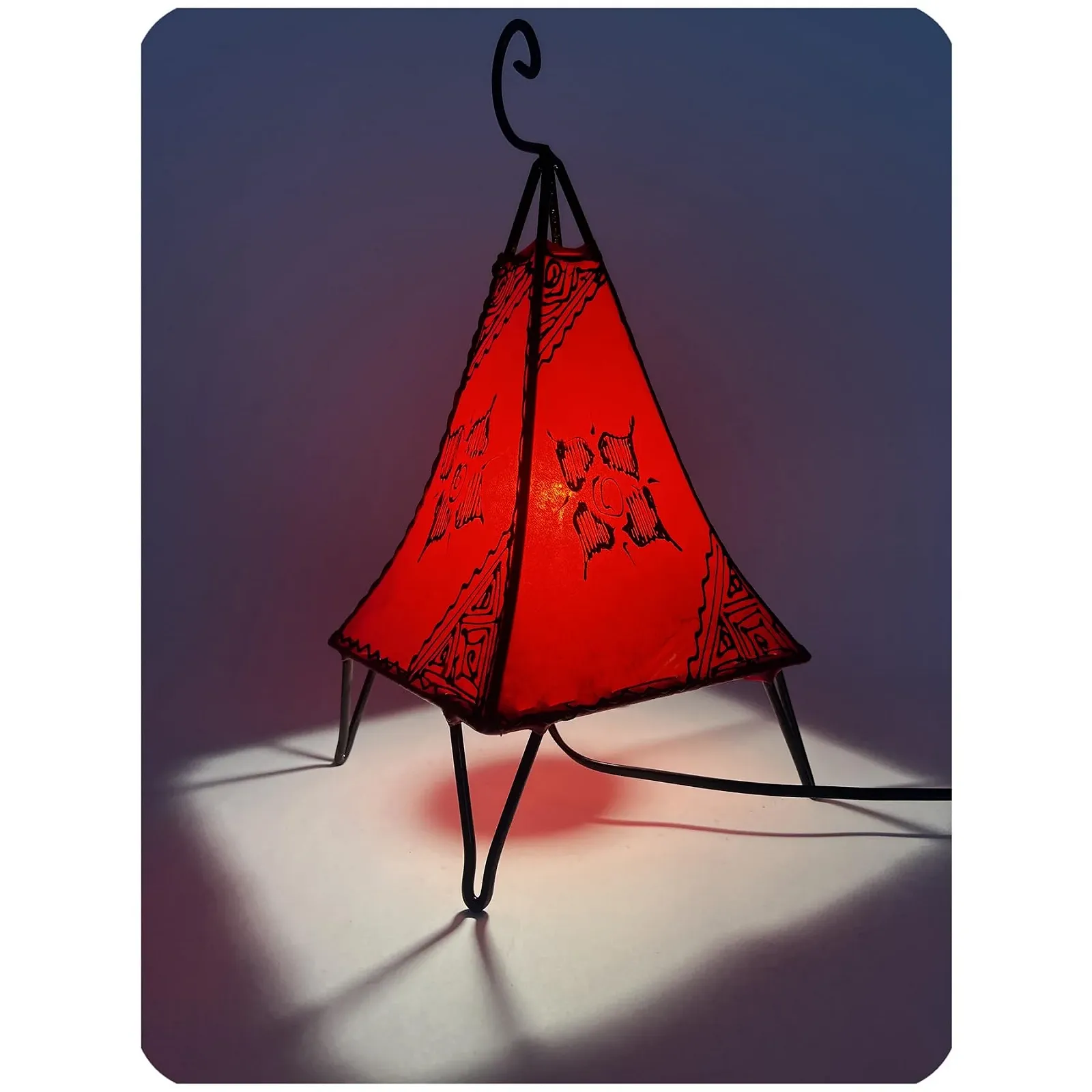 Настільна лампа Simandra Oriental Pyramid 40 см Червоний, фото №2