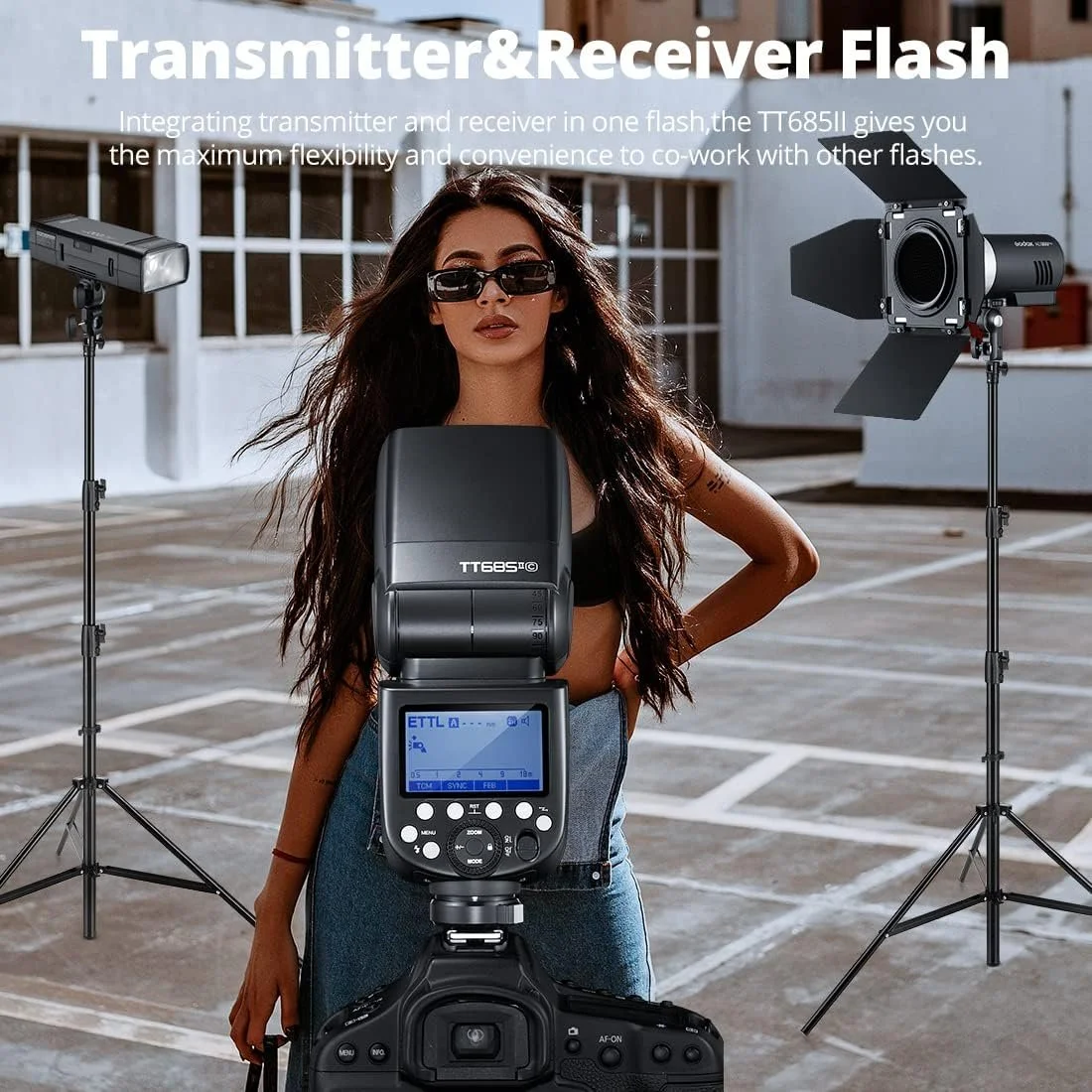 Спалах Godox TT685IIS до камери Sony Чорний, фото №6
