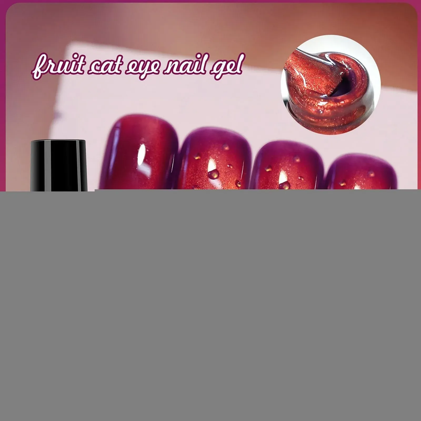 Гель-лак Серия Katzenauge 12 шт. Набор для маникюра, фото №2