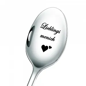 Ложка з нержавіючої сталі з гравіюванням Favourite Person - Фото 1