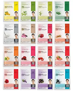 Тканевая маска для лица B Collagen Essence Full Face Mask Sheet - Sensitive Soothing, Anti-Acne, Nourishing, Cleansing, 16 шт - Фото 1