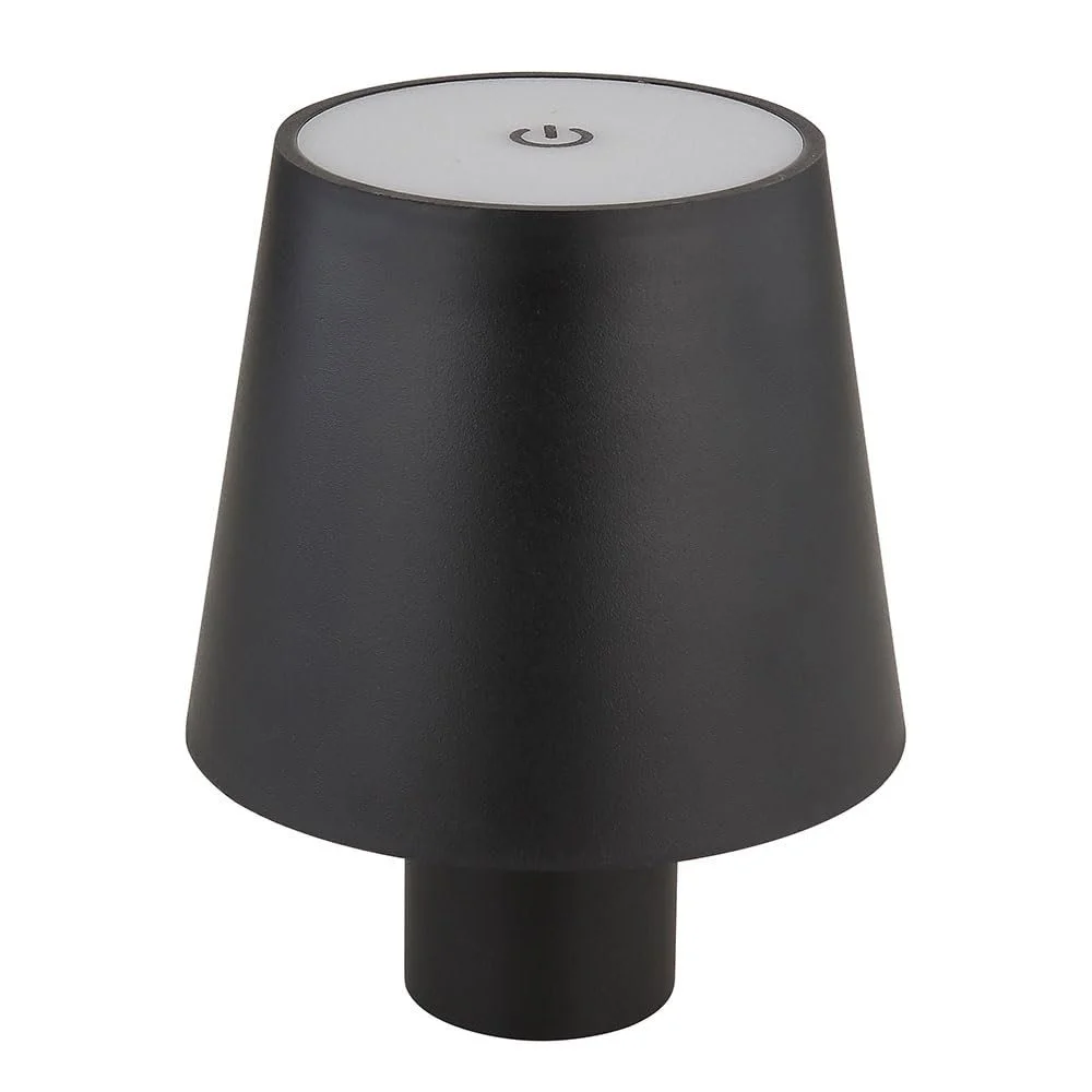 Настольная лампа GLOBO Outdoor LED 3 W 130 lm сенсорный диммер Ø10.6 x 13 см Black, фото №1