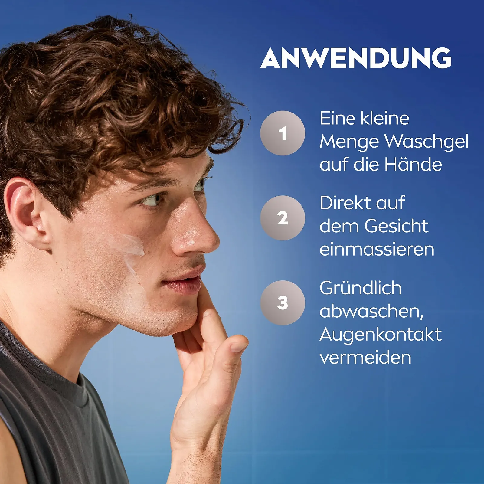 Засіб для вмивання NIVEA MEN Hydro Care 150 мл, фото №5