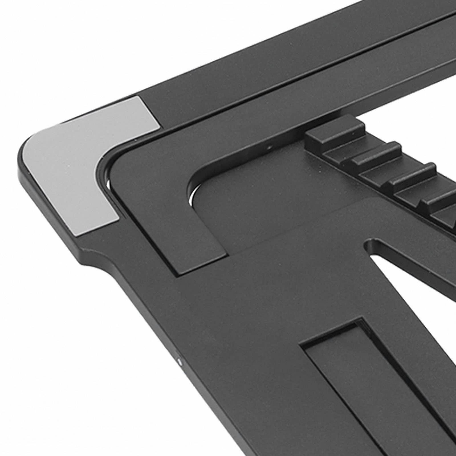 Підставка для ноутбука регульована 5 рівнів висоти складана портативна з нековзким килимком і порожнистим дизайном для ноутбуків 10-17,3 дюймів, планшетів, для дому та офісу, фото №7 Підставка для ноутбука регульована 5 рівнів висоти складана портативна з нековзким килимком і порожнистим дизайном для ноутбуків 10-17,3 дюймів, планшетів, для дому та офісу, фото №7