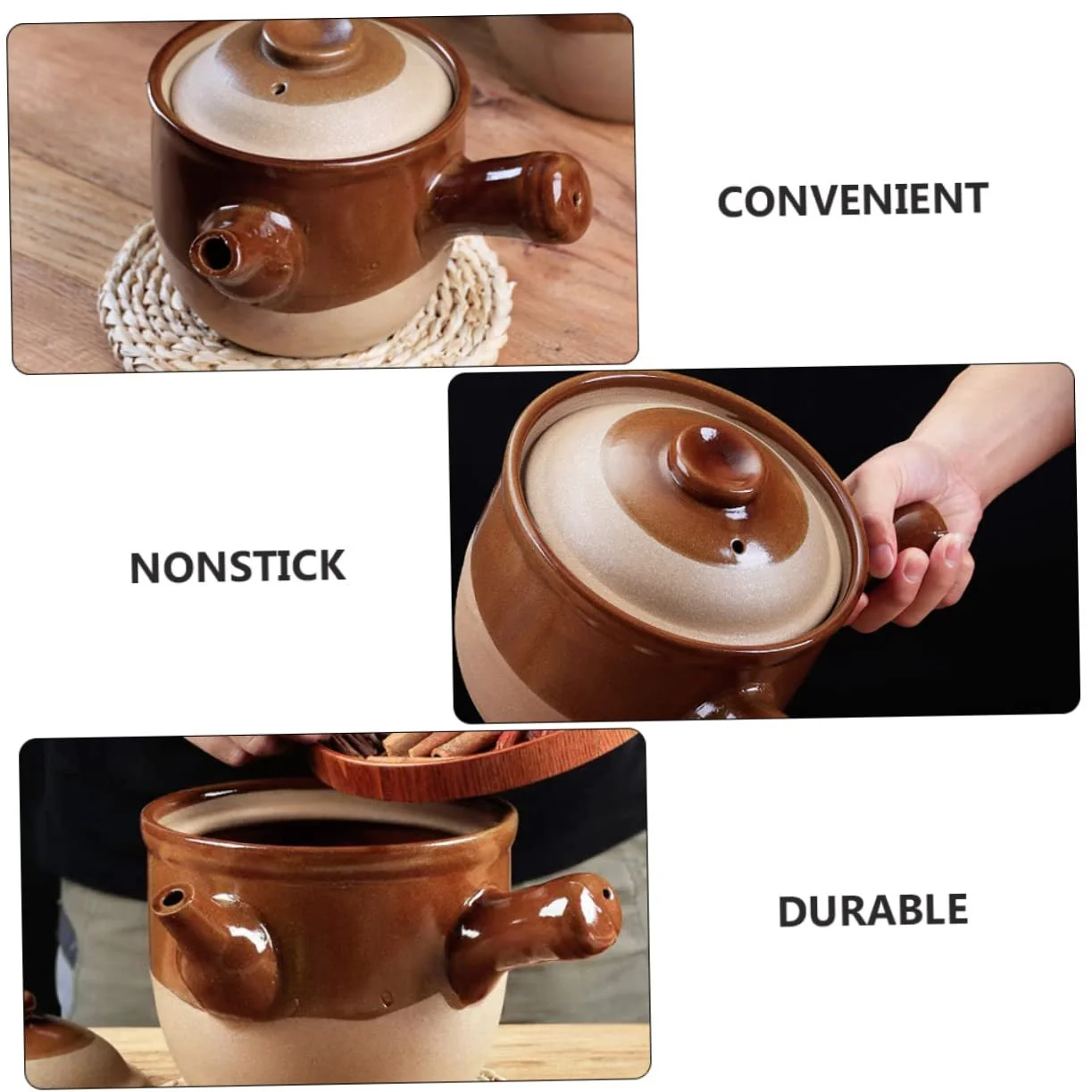 Кастрюля керамическая традиционная для травяных отваров, фото №8