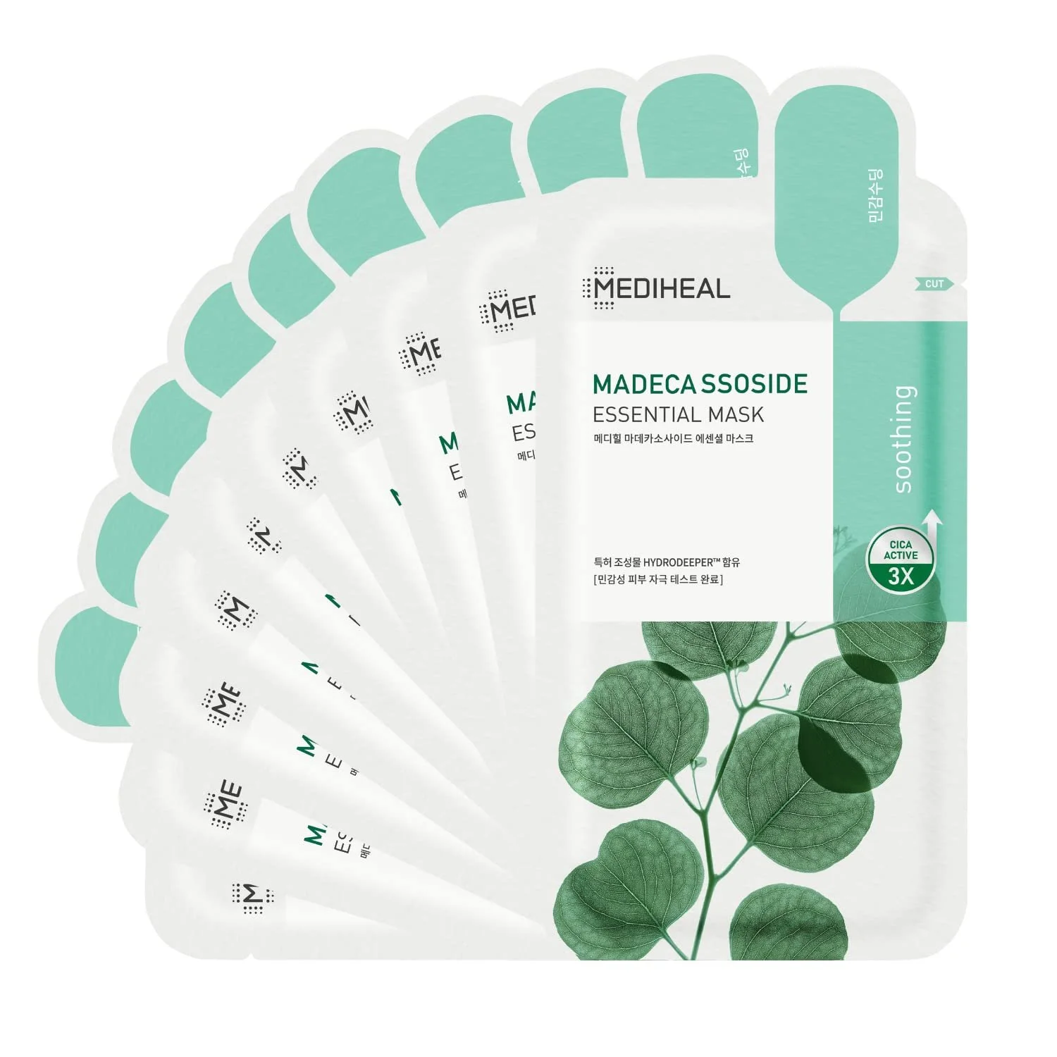 Тканинна Маска Mediheal Madecassoside Essential для Чутливої Шкіри, Схильної до Акне, 10 шт, фото №1 Тканинна Маска Mediheal Madecassoside Essential для Чутливої Шкіри, Схильної до Акне, 10 шт, фото №1