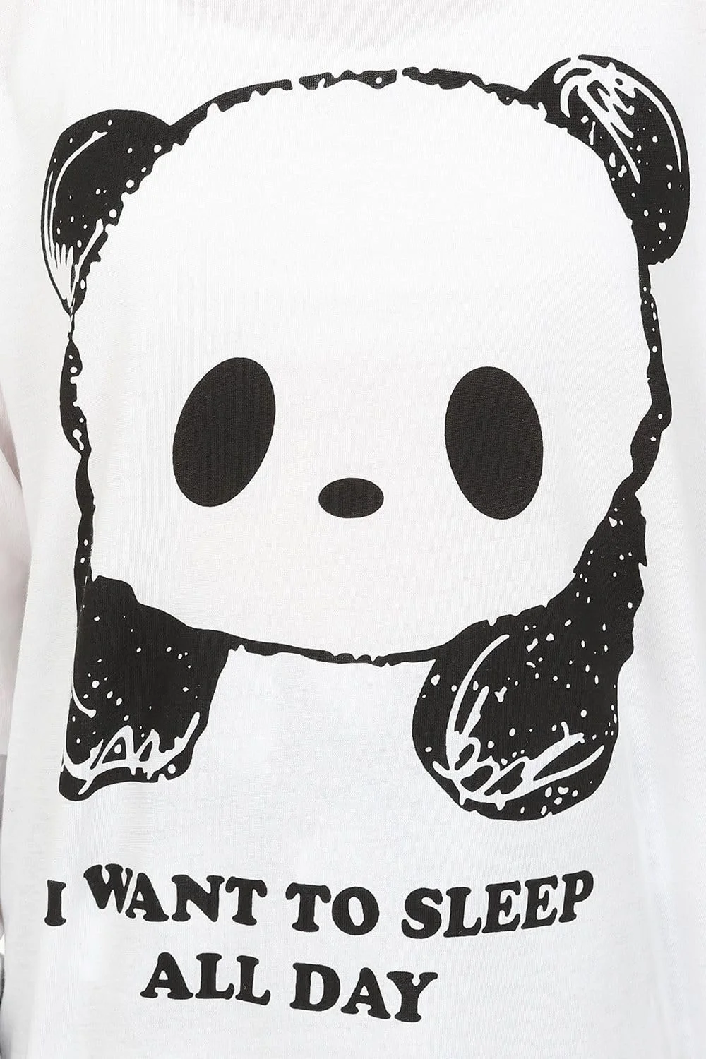 Пижама для девочек Panda I Want to Sleep All Day, фото №2 Пижама для девочек Panda I Want to Sleep All Day, фото №2