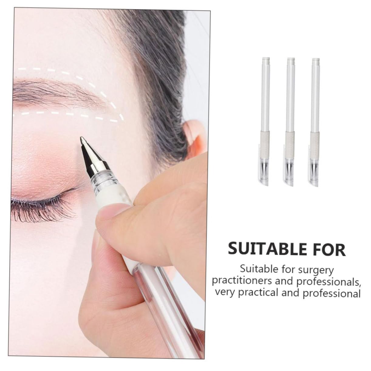 Фломастери FOMIYES 3st Водостійкий Маркер Білий, фото №3