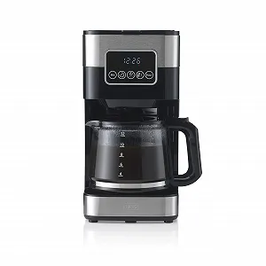 Капельная кофеварка Trebs 24100 1.5 л LED Touch Display Stainless Steel / Black synthetic.ua - Фото 1