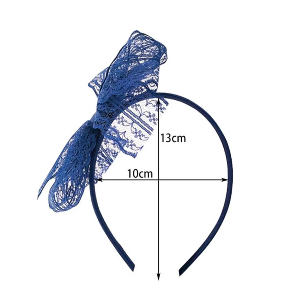 Обруч для волосся з великим бантом, фото №3