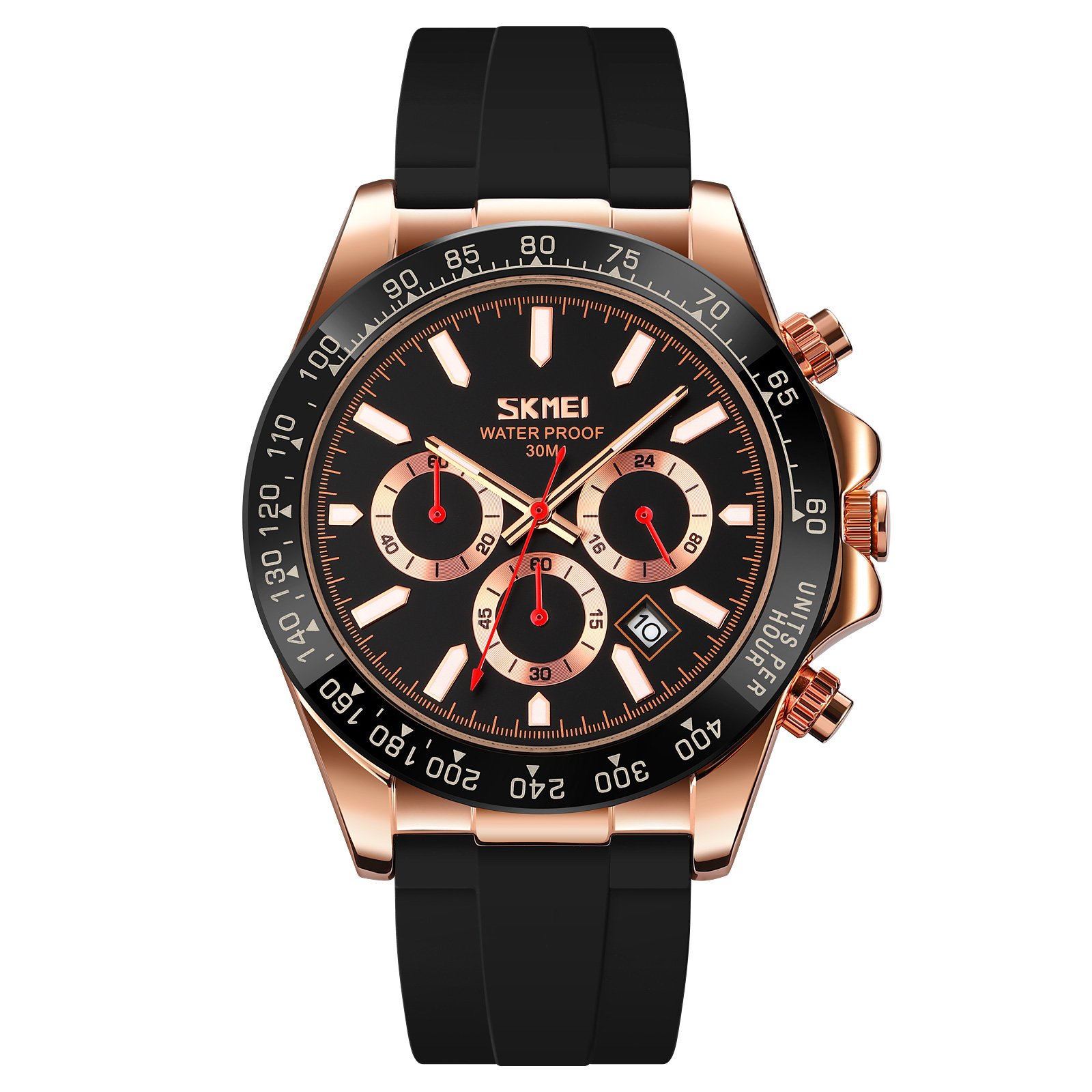 Годинник Skmei 9275RGBK Rose Gold-Black, фото №1