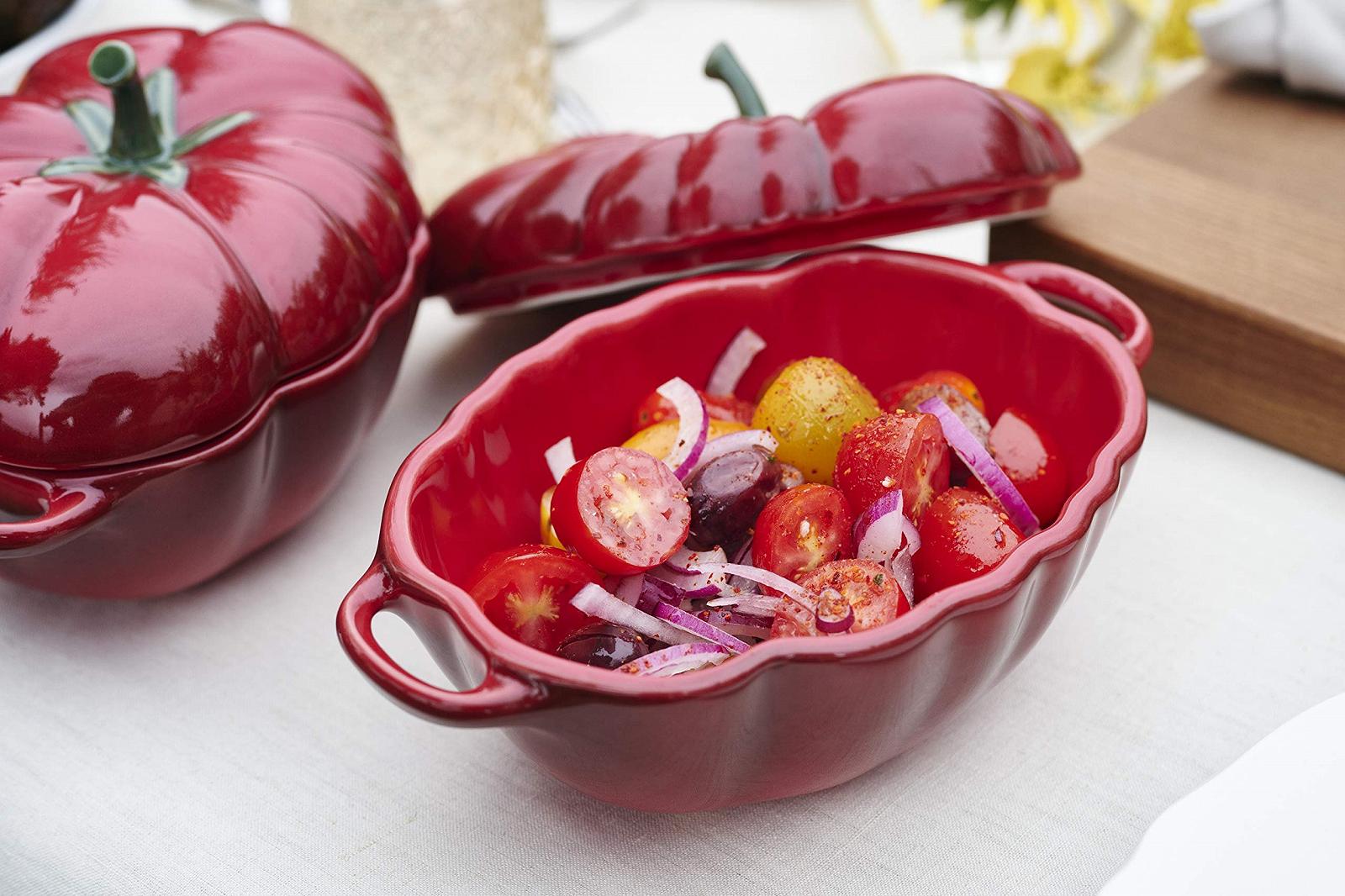 Кокотниця Staub Tomato 405118550 керамічна емальована Червона, фото №3