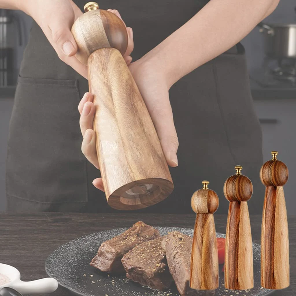 Ручний Млин Дерево Регульована 6" 8" 10", фото №2