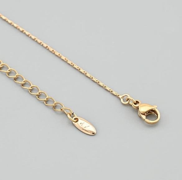 Ланцюжок позолочений на шию, жіночий, 45+5 см, фото №2 Ланцюжок позолочений на шию, жіночий, 45+5 см, фото №2