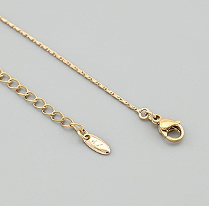 Ланцюжок позолочений на шию, жіночий, 45+5 см synthetic.ua - Фото 1