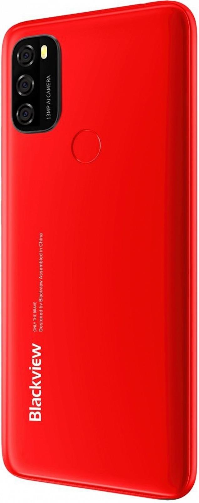Смартфон 6.5" Blackview A70E 3/32Gb 4G 2-SIM 13/5Мп 8 ядер Android 11 Garnet Red, фото №4