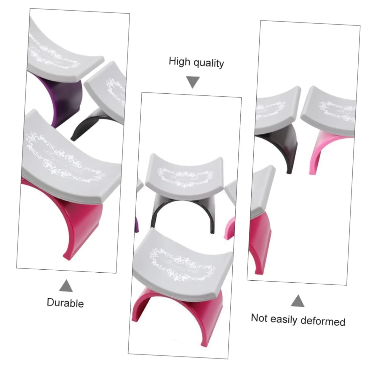 Підставка під руку для манікюру VICASKY Силіконова U-подібна, фото №8