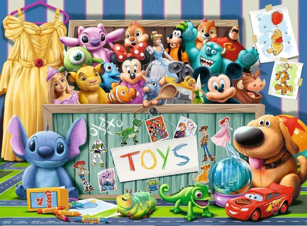 Дитячий пазл Ravensburger Disney Pixar Multicharacter 100 XXL елементів 12004203, фото №2 Дитячий пазл Ravensburger Disney Pixar Multicharacter 100 XXL елементів 12004203, фото №2